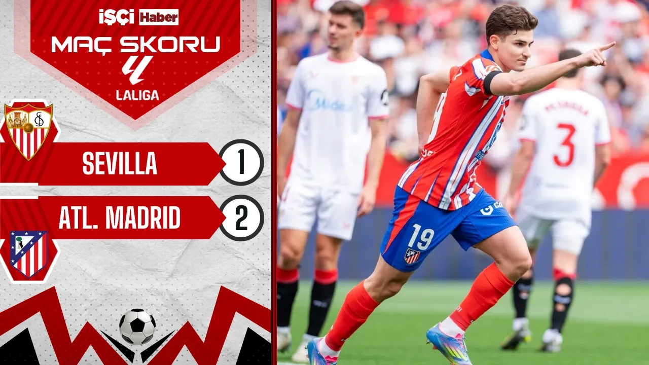 Atletico Madrid, Sevilla deplasmanında 3 puanı son dakikada aldı