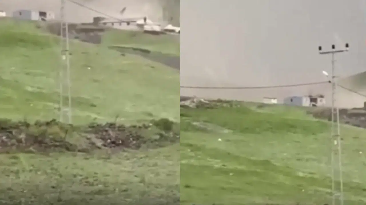 Kars'ta şiddetli fırtına: Evlerin çatısı uçtu!