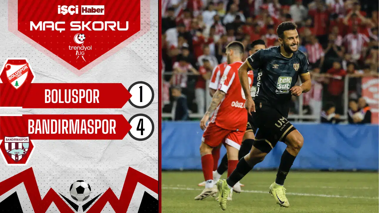 Bandırmaspor, Boluspor'u 4 golle geçti: Süper Lig'e göz kırptı