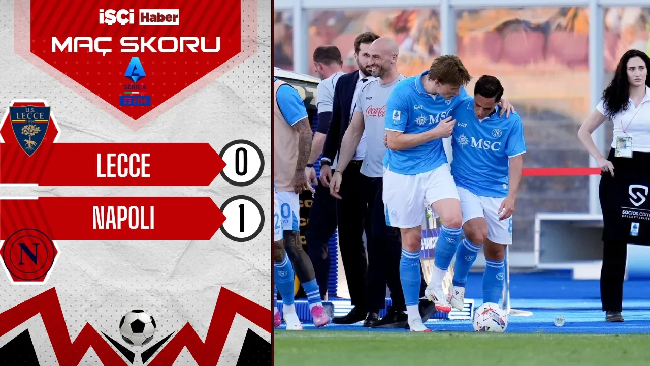 Napoli, Lecce deplasmanında tek golle kazandı! Liderliğini sürdürdü