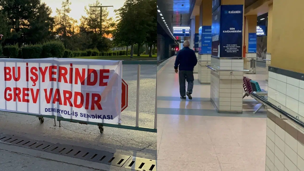 Bursa'da toplu ulaşımda grev! Stajyerler metro sürüyor, trafik kilitlendi