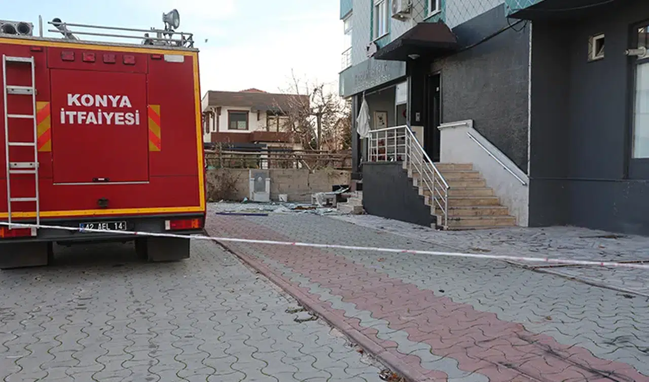 Konya'da korkutan patlama! Gaz kaçağı evi savaş alanına çevirdi