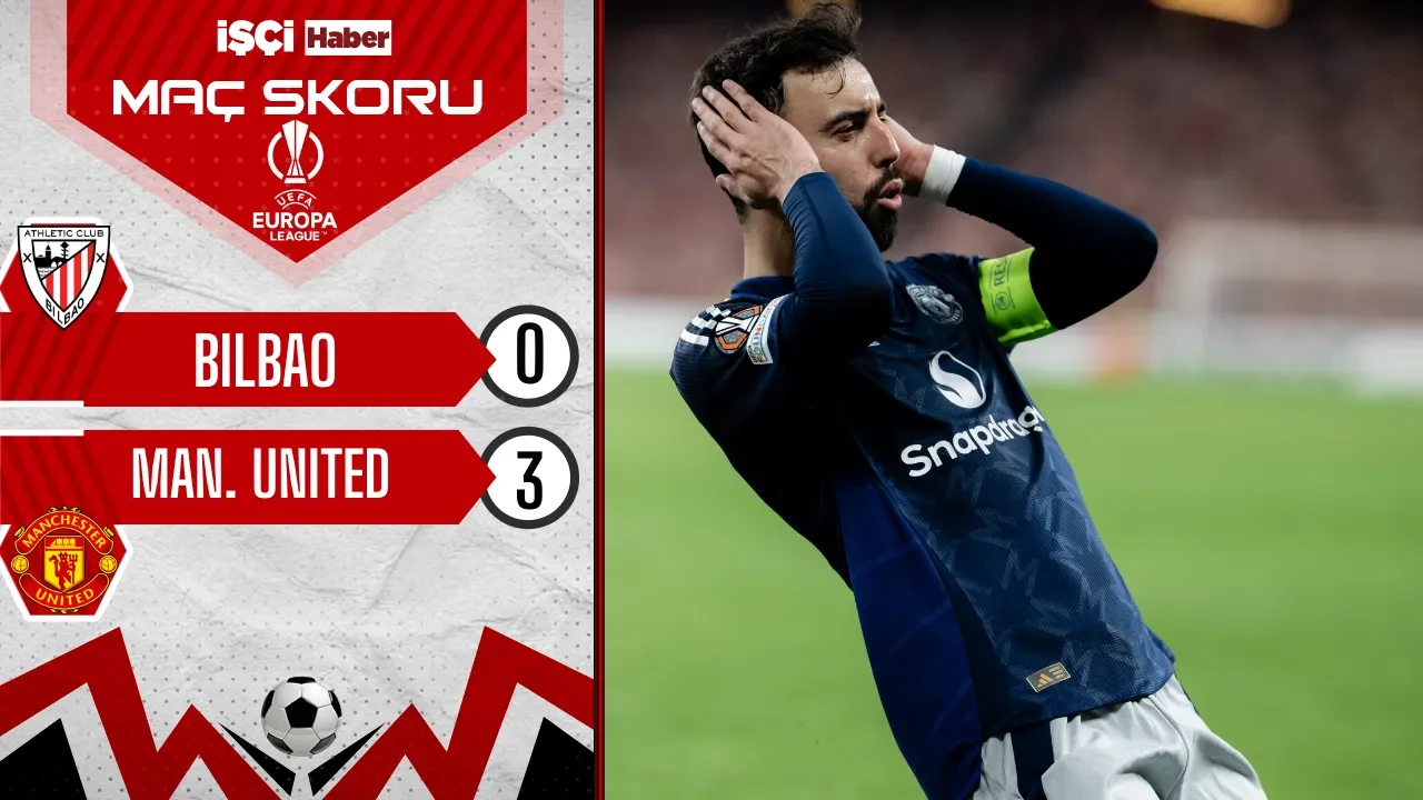 Manchester United, Athletic Bilbao deplasmanında işi bitirdi! Finale göz kırptı