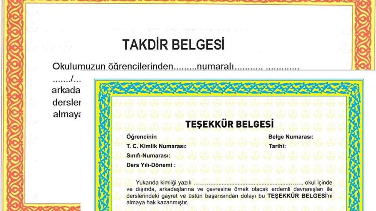 Takdir ve teşekkür puan hesaplama nasıl yapılır? Ortaokul ve lise için belge alım kriterleri belli oldu!