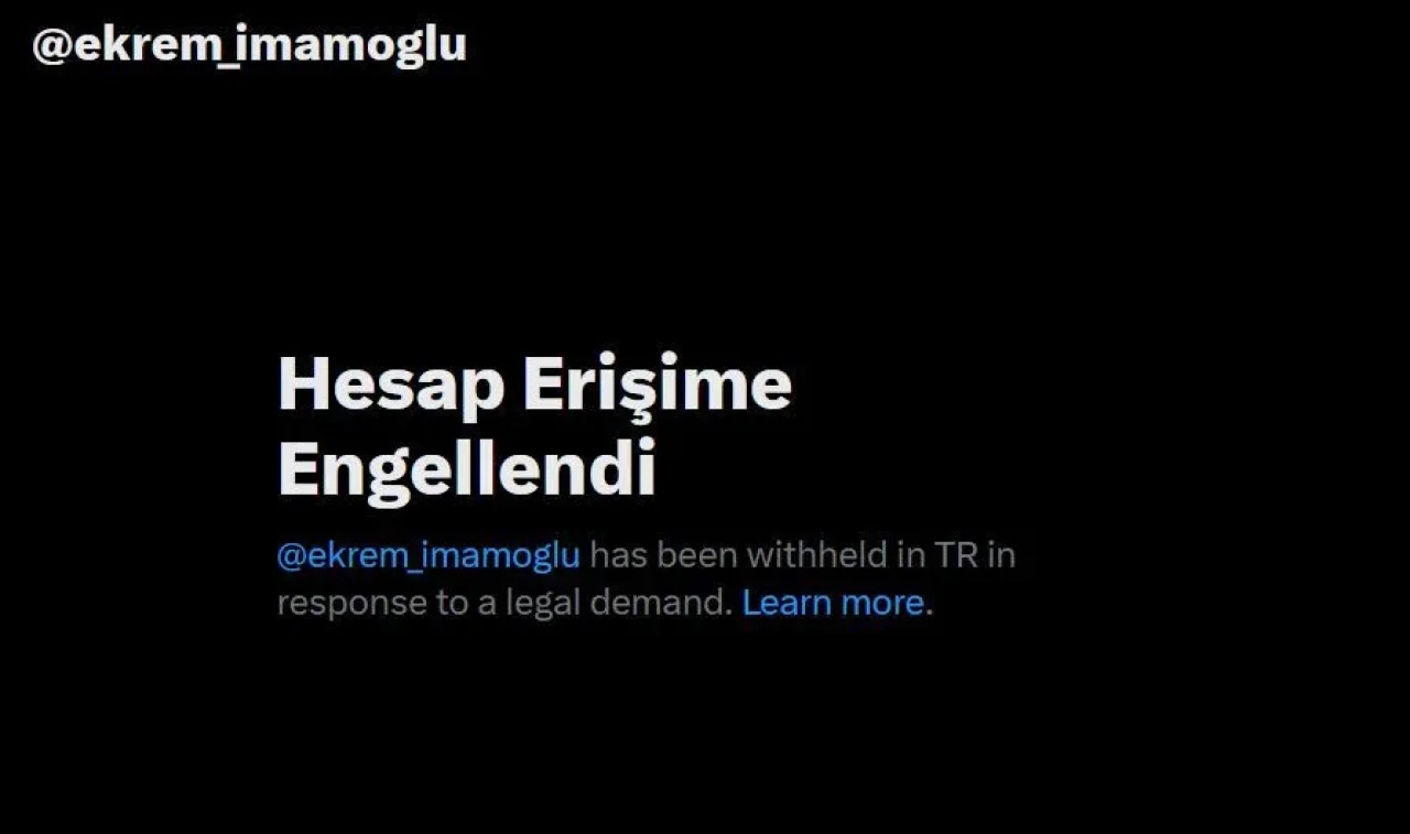 Ekrem İmamoğlu’nun X (Twitter) hesabı neden erişime kapatıldı?