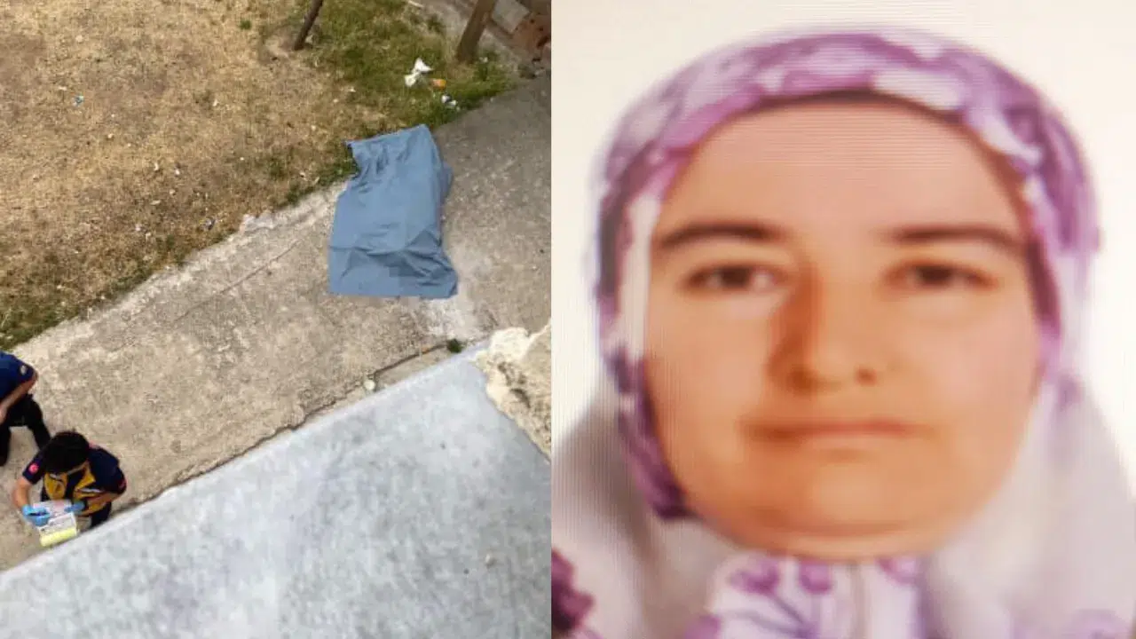 Cam silerken aşağı düşen kadın can verdi
