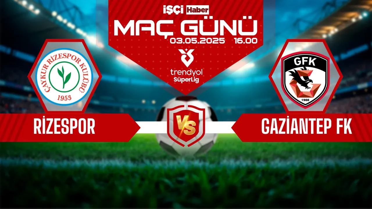 Rizespor-Gaziantep FK maçı ne zaman, saat kaçta ve hangi kanalda?