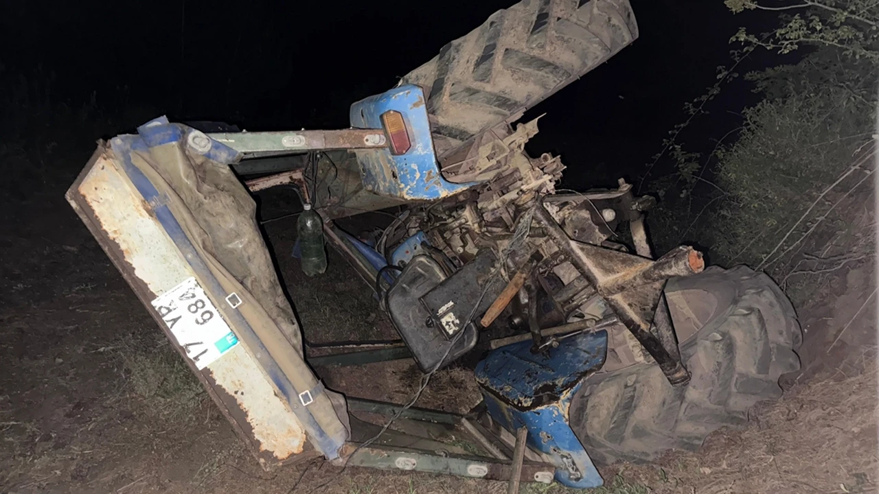 Çanakkale'nin Yenice ilçesinde traktör kazası: Sürücü hayatını kaybetti