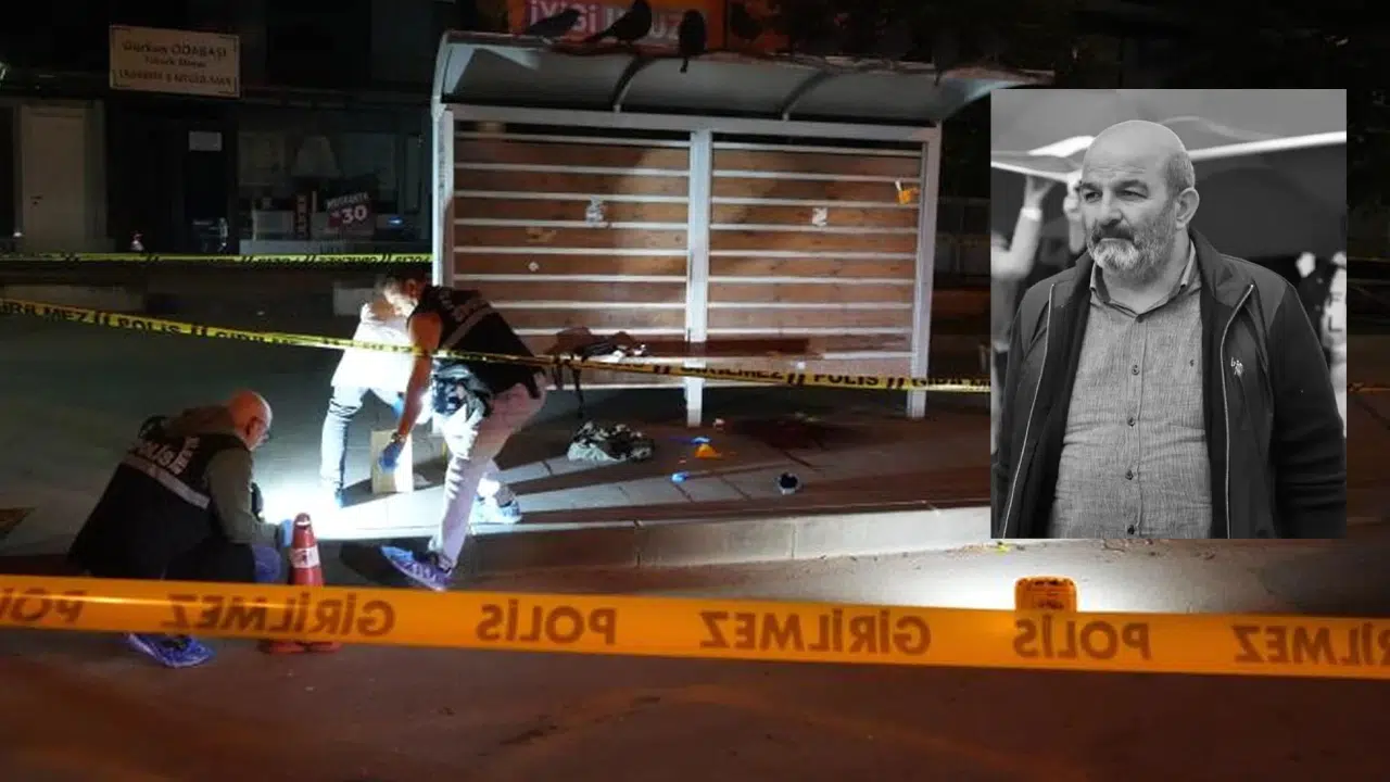 Emekli polis memuru otobüs durağında kendini başından vurdu