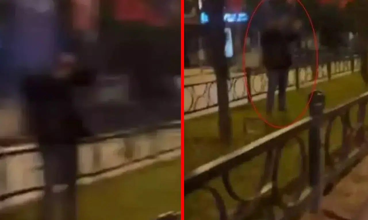 Bursa’da Türk bayrağını yakmaya çalışan şahıs kameraya yakalandı: Valilikten açıklama geldi