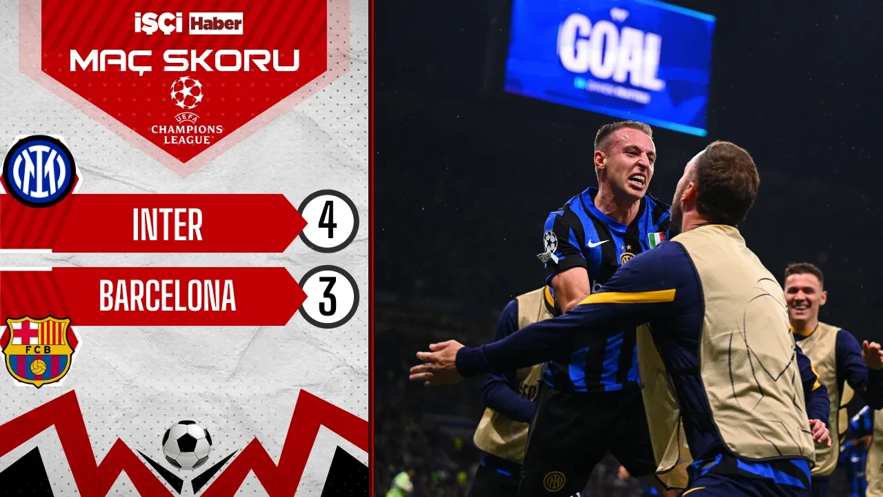 Inter, Barcelona'yı uzatmada geçerek Şampiyonlar Ligi'nde finale yükseldi! Hakan Çalhanoğlu rekor kırdı