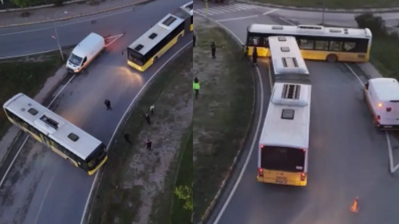 Avcılar’da feci kaza! Freni patlayan İETT otobüsü başka otobüse çarptı