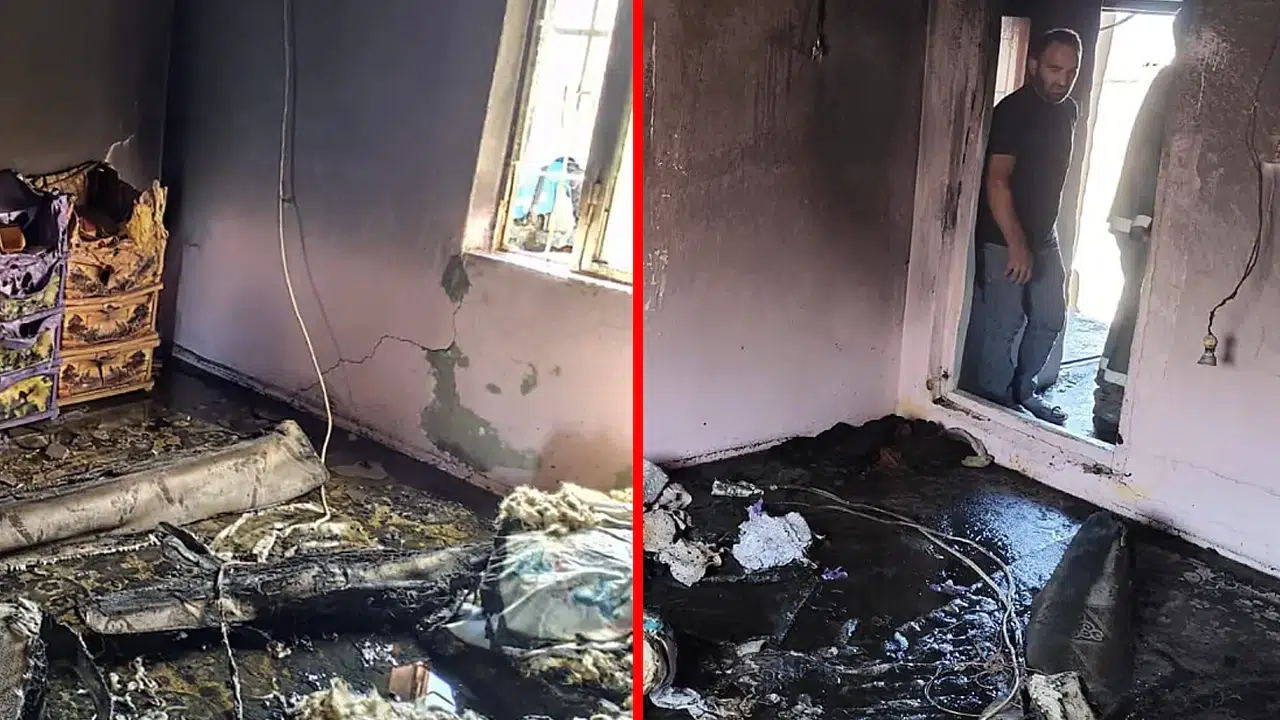 Siirt Kurtalan'da korkutan yangın: Köy evi alevler içinde küle döndü