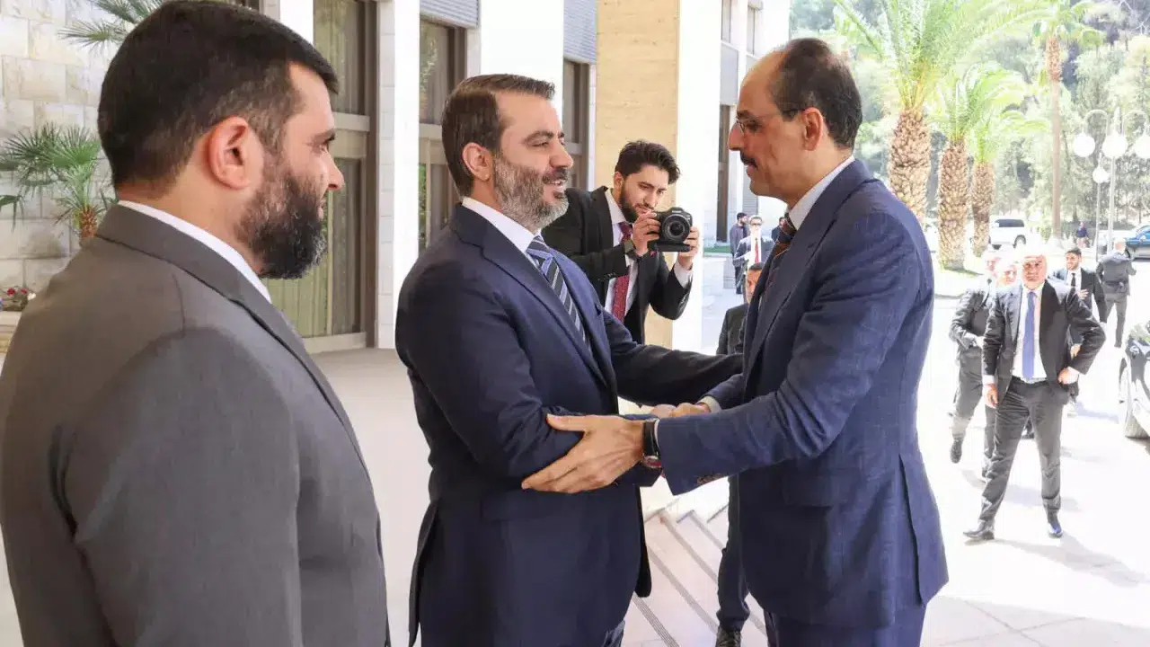 Şam'da kritik görüşme: İbrahim Kalın ile Ahmed Şara bir araya geldi