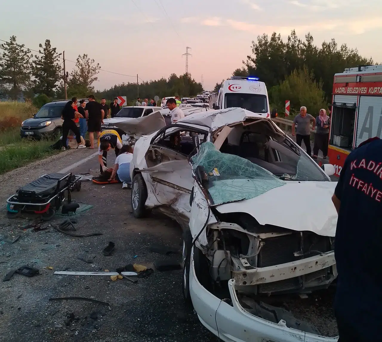 Osmaniye'de zincirleme kaza: 1 ölü, 6 yaralı