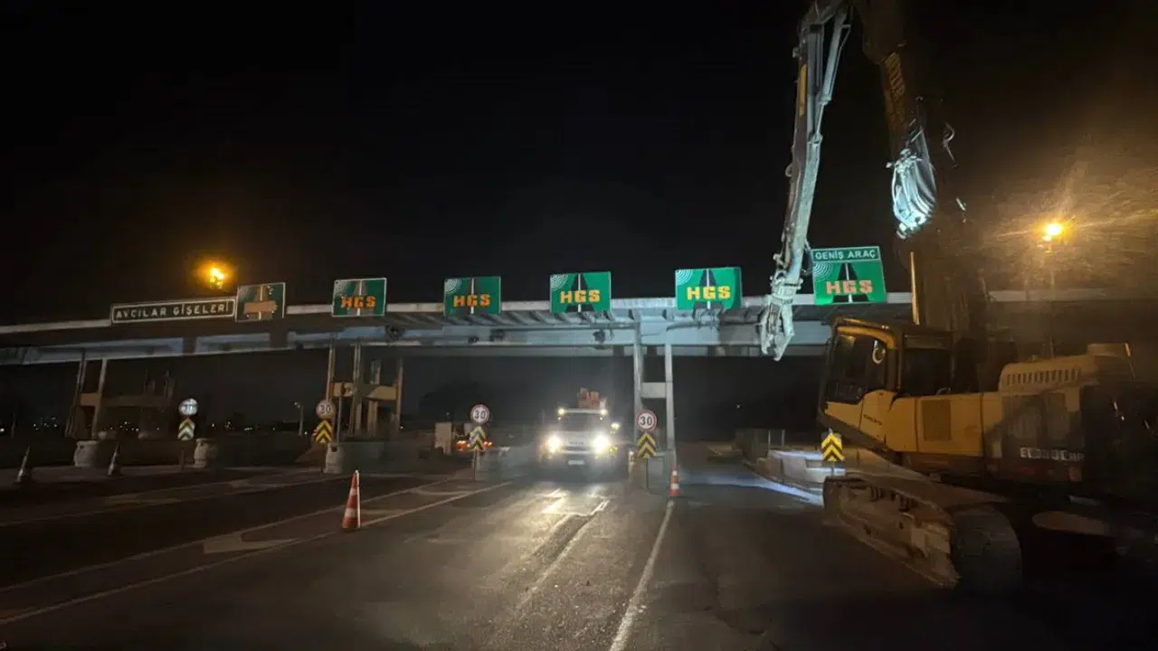 Avcılar gişelerinden otoyola giriş çıkışlar kapatıldı!