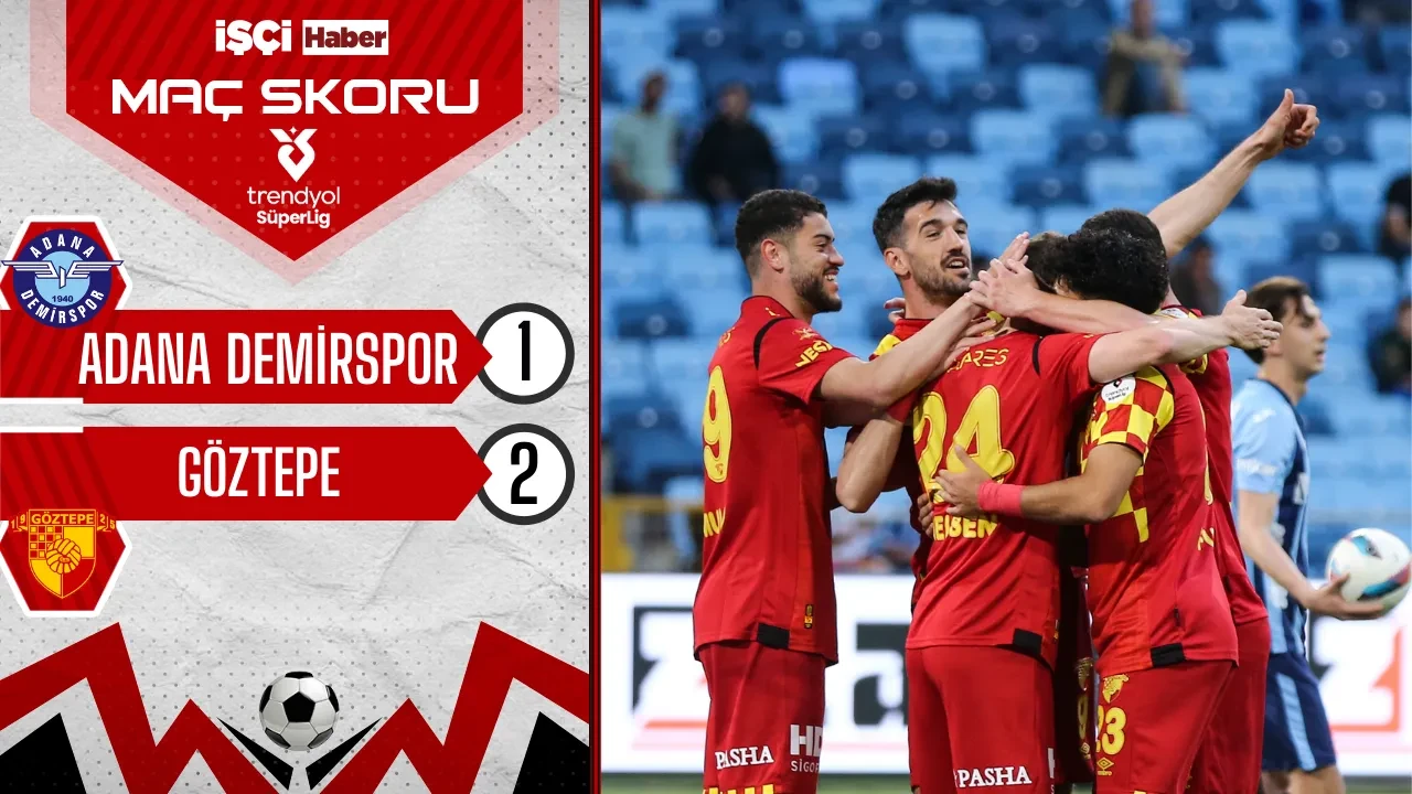 Göztepe, Adana Demirspor deplasmanında sürprize izin vermedi! 3 puanı 2 golle aldı