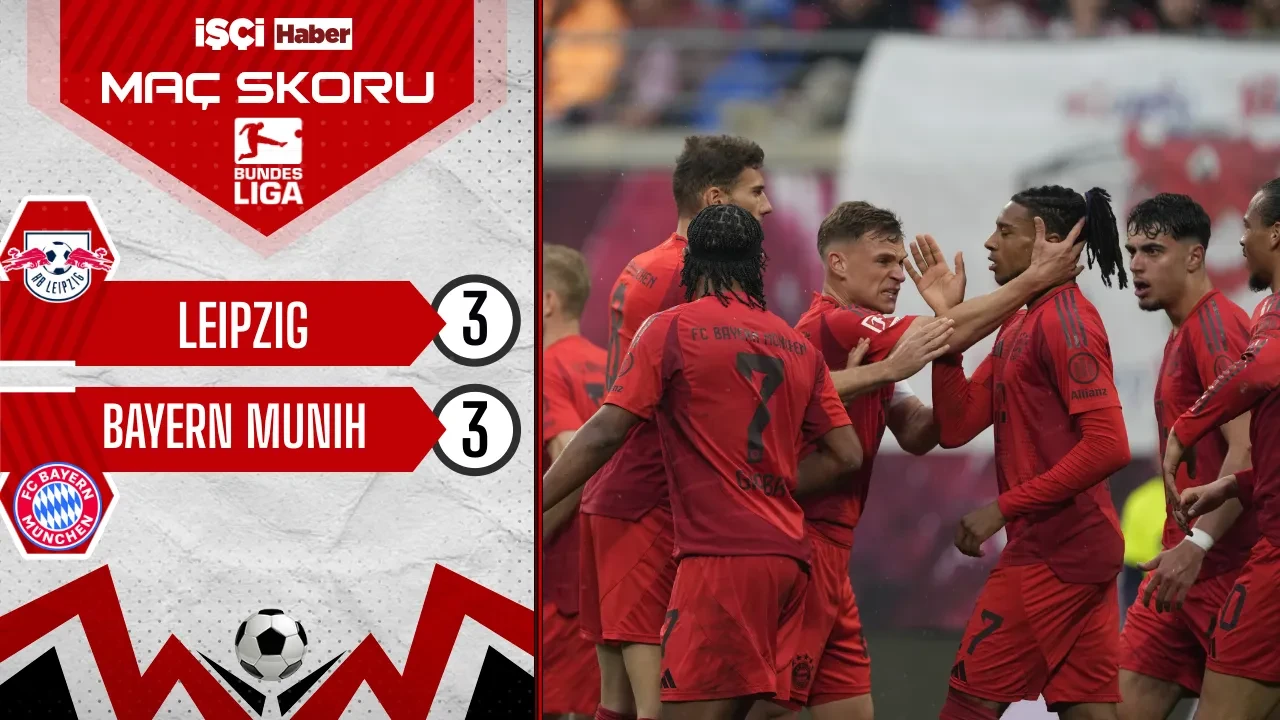 Bayern Münih, Leipzig ile 3-3 berabere kaldı! Şampiyonluk kutlamaları ertelendi