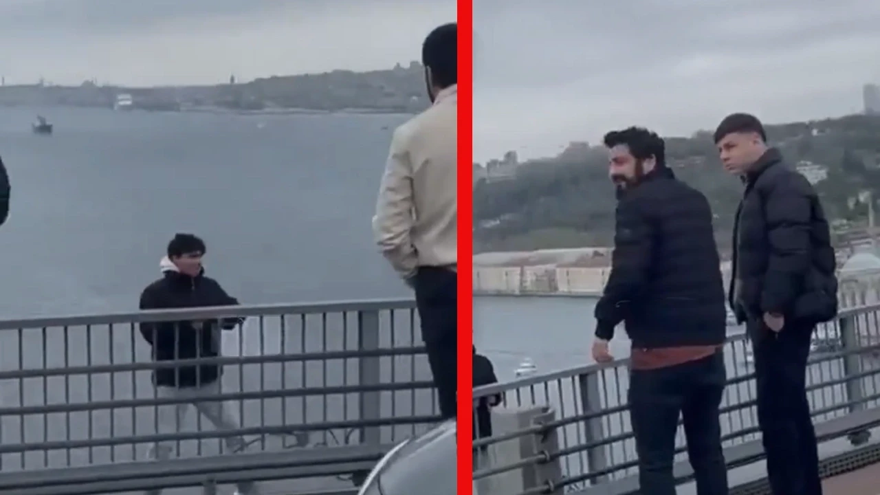 İstanbul'da intihar vakası: Köprüden atlamaya çalışan adamı röportaj adam kurtardı