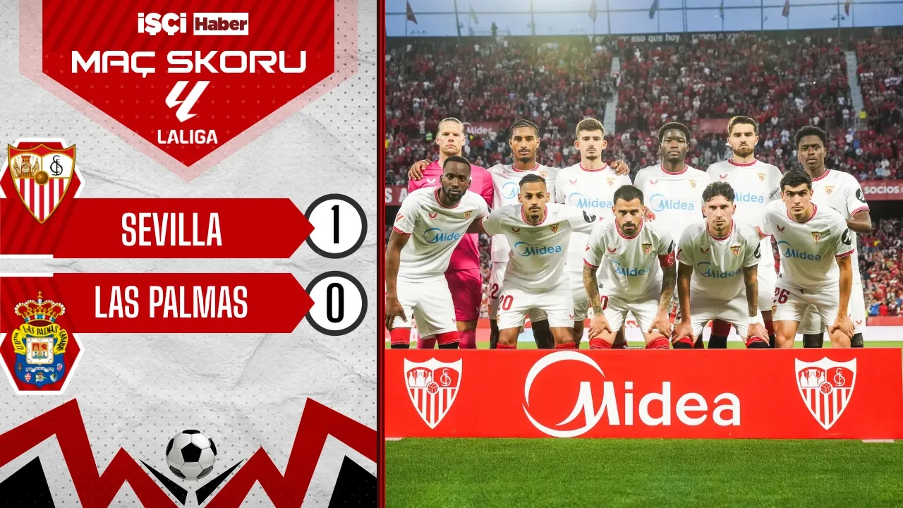 Sevilla, LaLiga'da 8 maç sonra kazandı: Las Palmas'ı 1-0 mağlup etti