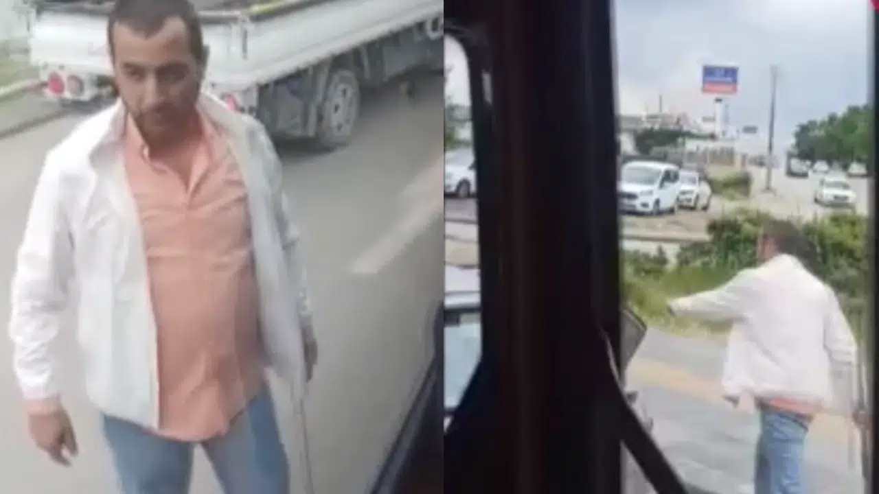 Ankara'da döner bıçaklı yol verme kavgası! O anlar kamerada