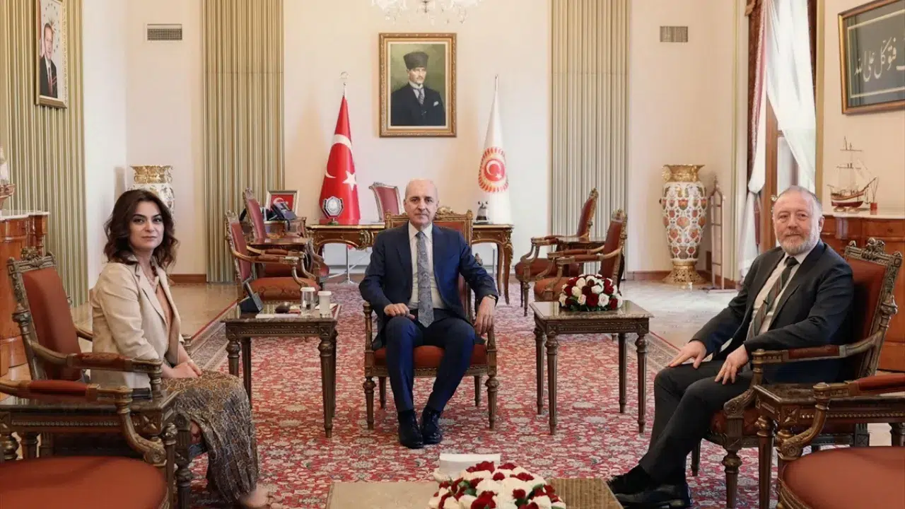 TBMM Başkanı Numan Kurtulmuş, DEM Parti heyetini kabul etti