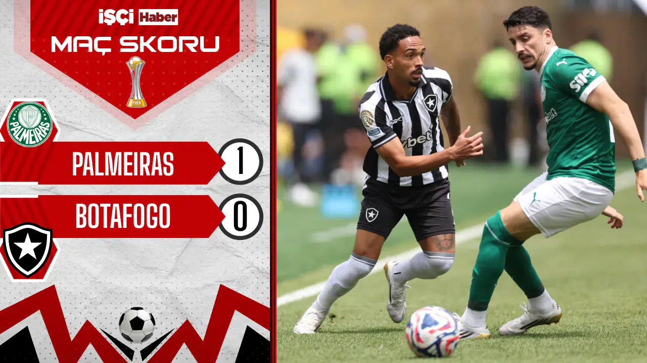 Palmeiras, Botafogo'yu tek golle eledi! Kulüpler Dünya Kupası'nda çeyrek final biletini kaptı
