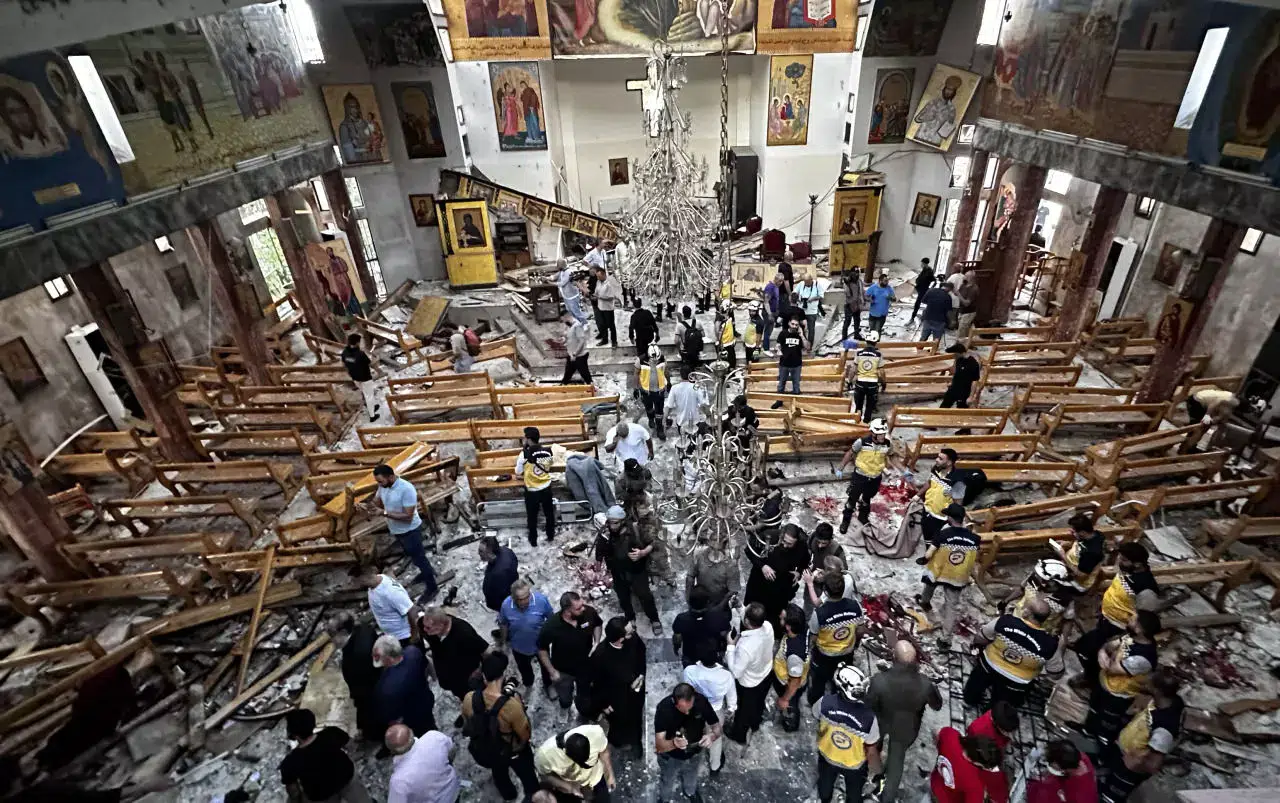 Şam'daki kilisede kanlı saldırı: 22 ölü, 63 yaralı