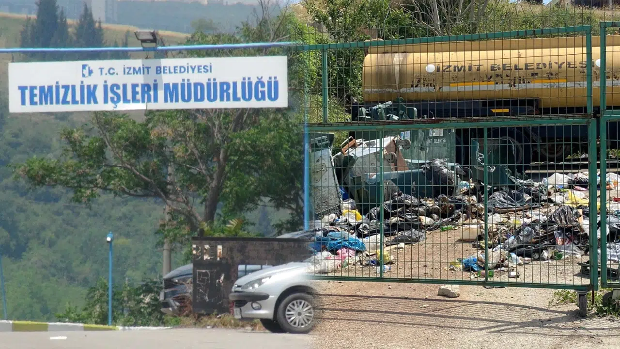 Fıkra gibi ama gerçek: İzmit Belediyesi Temizlik İşleri Müdürlüğü çöplüğe döndü