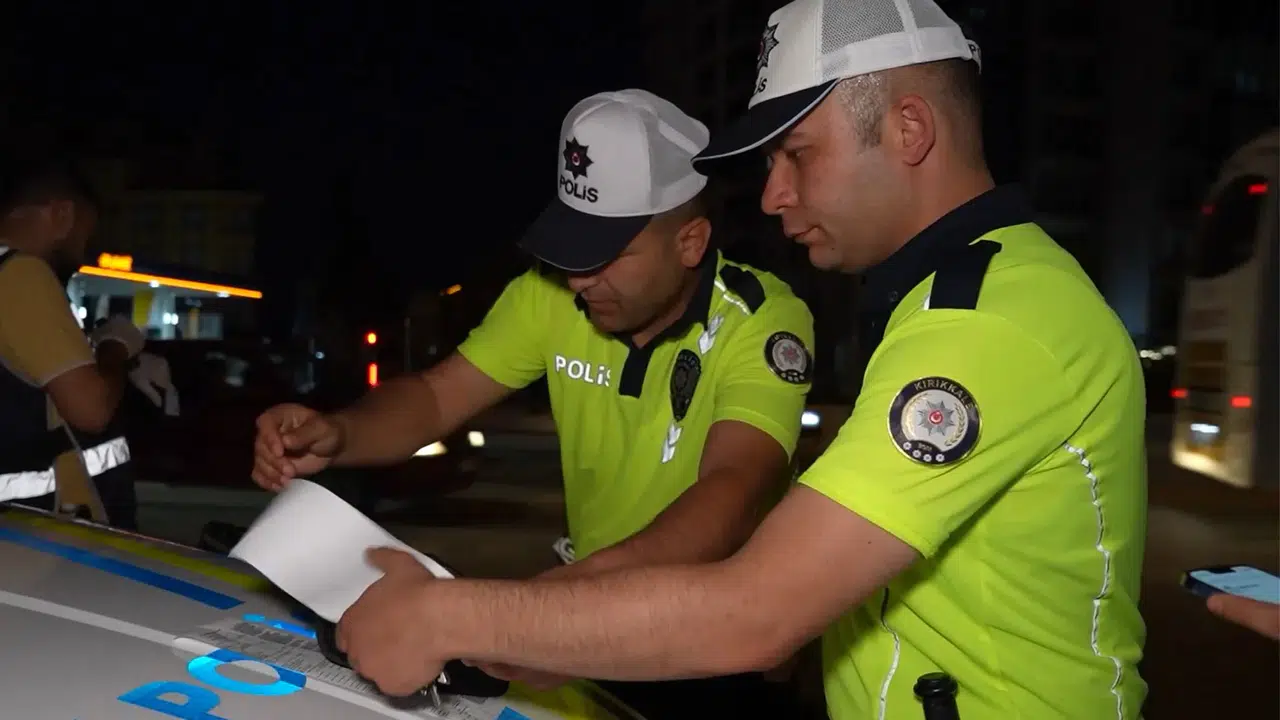 Kırıkkale’de drift yapan sürücüye 46 bin lira ceza!