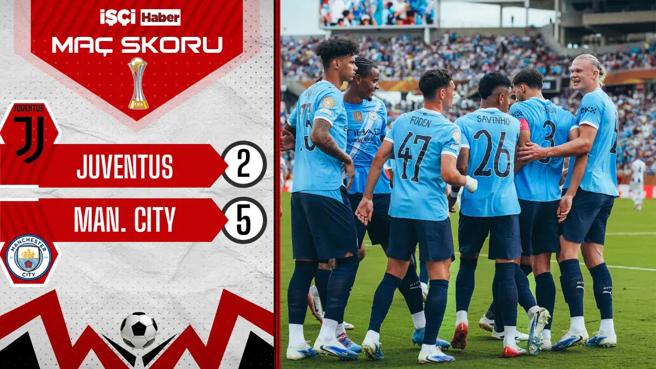 Manchester City, Juventus karşısında 3 puanı 5 gole aldı