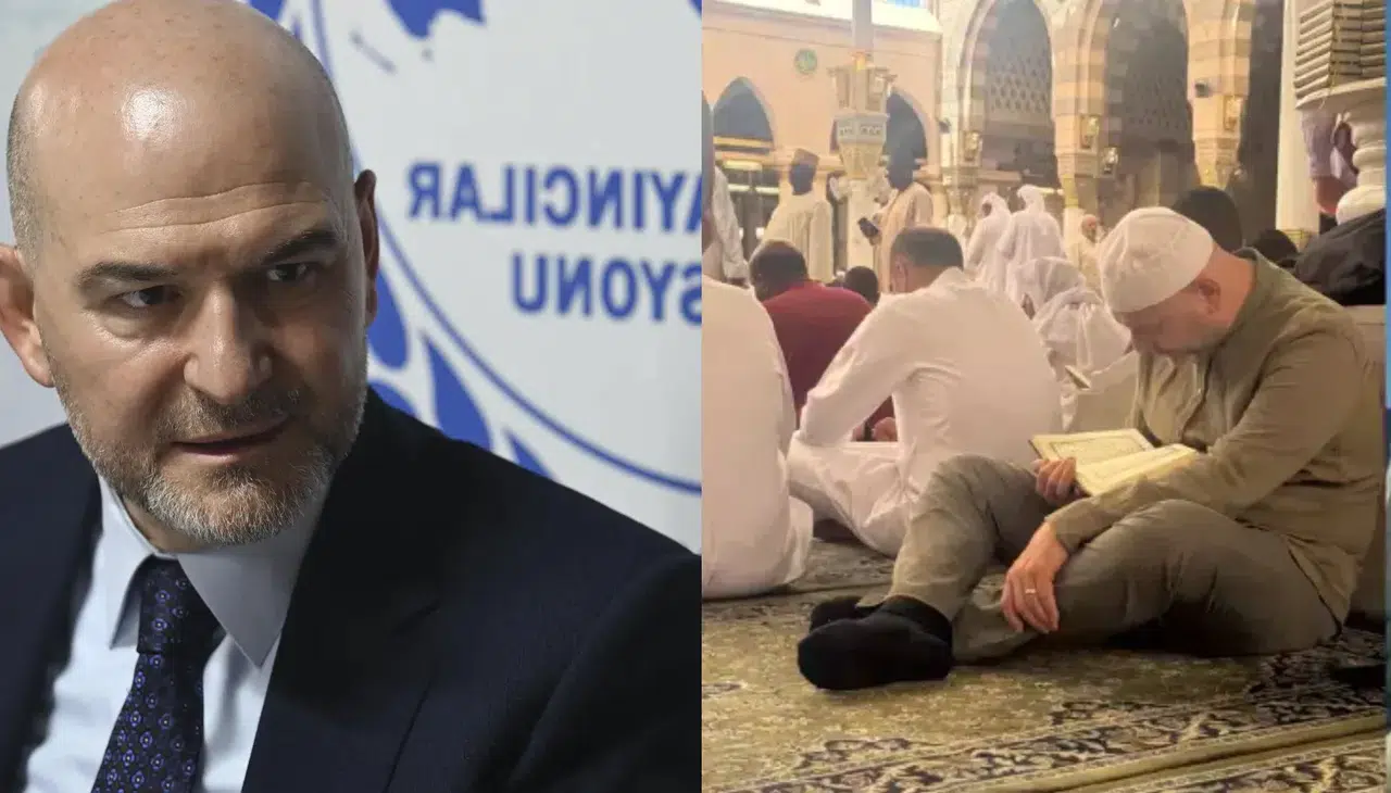 Süleyman Soylu Hacca gitti: Medine'den görüntüler paylaşıldı