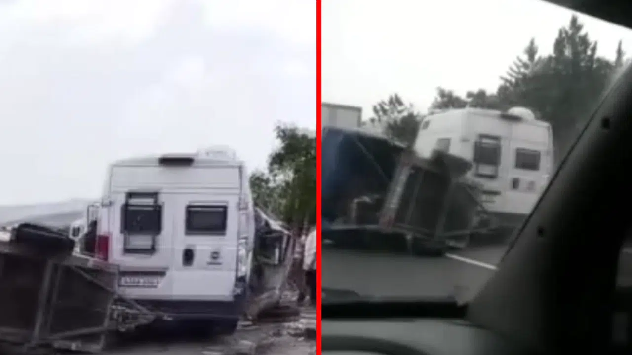 Mersin'de karavan minibüsü kamyonete çarptı: Ölü ve yaralılar var