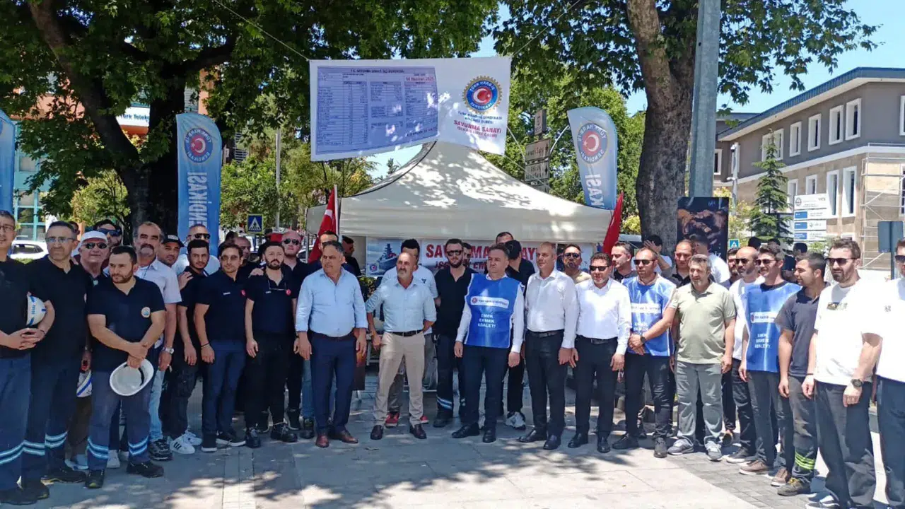 Tersane işçileri yüzde 16'lık zam teklifine kabul etmedi, eyleme geçti