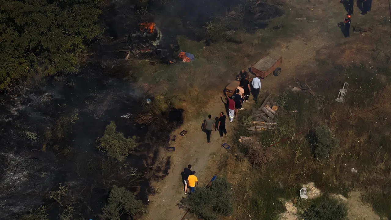 Yalova’da arazi yangını korkuttu