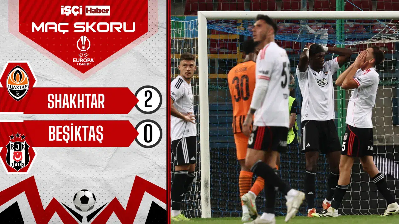 Beşiktaş, yoluna Konferans Ligi'nde devam edecek! Shakhtar'a diş geçiremedi