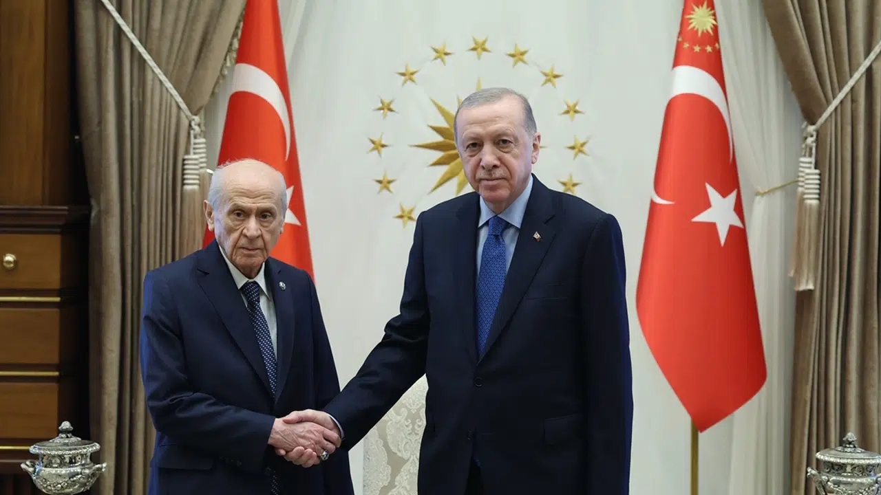 Cumhurbaşkanı Erdoğan, Devlet Bahçeli'yi ağırladı!