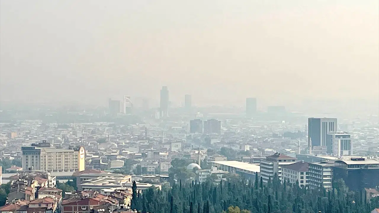 Bilecik'teki orman yangını Bursa'ya ulaştı: Kenti yoğun duman kapladı