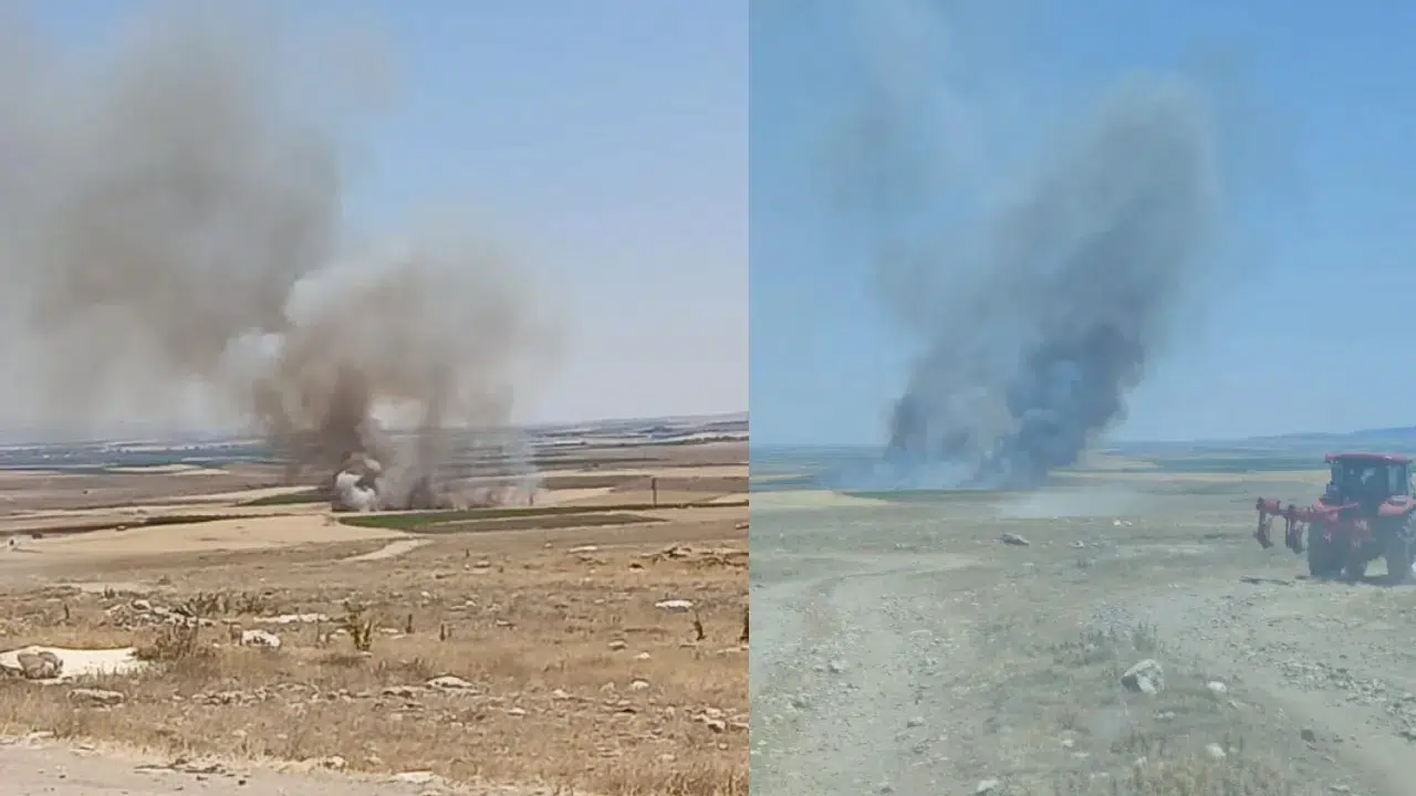 Eskişehir'de ekin tarlasında korkutan yangın!