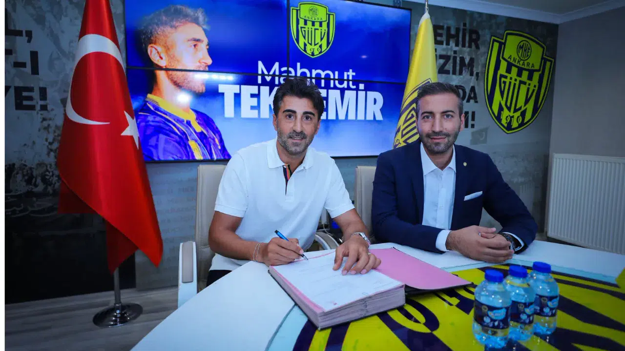 MKE Ankaragücü'nde Mahmut Tekdemir ile 1 yıllık yeni sözleşme imzalandı