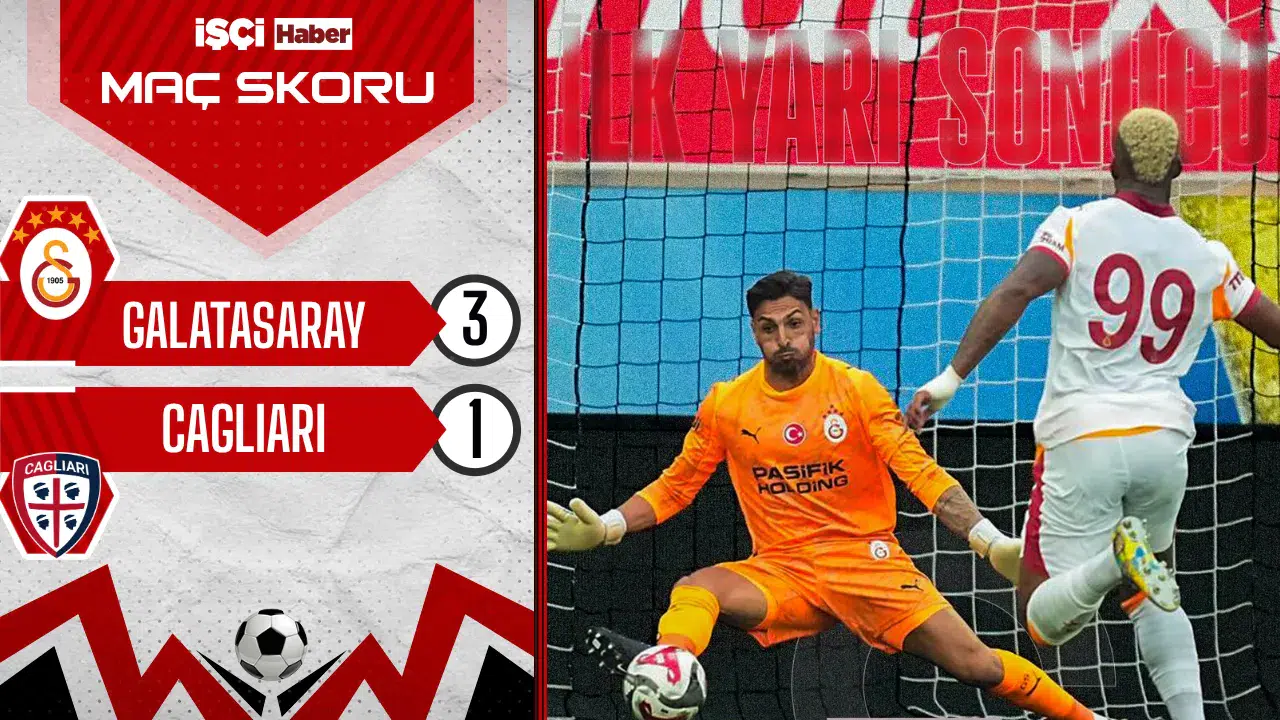 Galatasaray, Cagliari karşısında geriden gelerek 3 golle kazandı