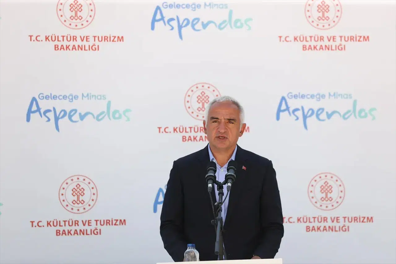 Kültür Bakanı Ersoy, Aspendos’ta 'Geleceğe Miras Projesi'ni açıkladı