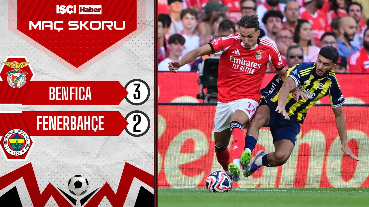 Fenerbahçe, Portekiz'deki son hazırlık maçında Benfica'ya 3-2 mağlup oldu