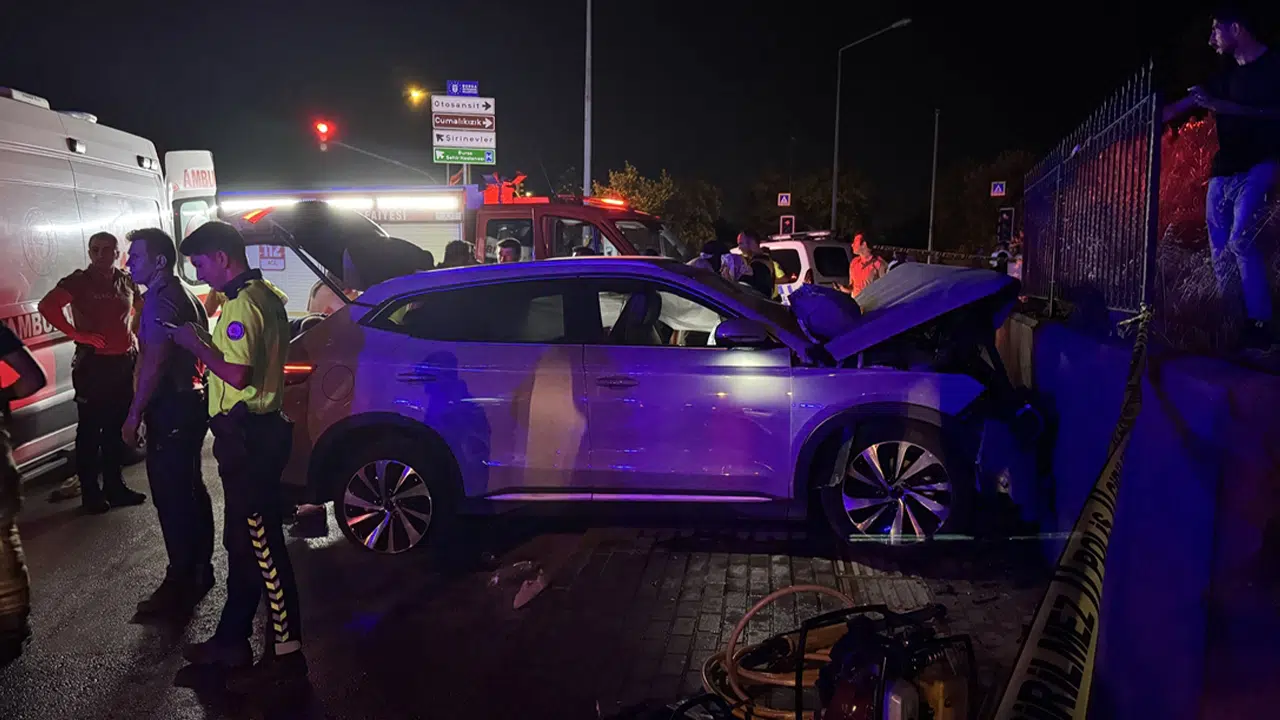 Bursa Yıldırım’da trafik kazası: 8 yaralı