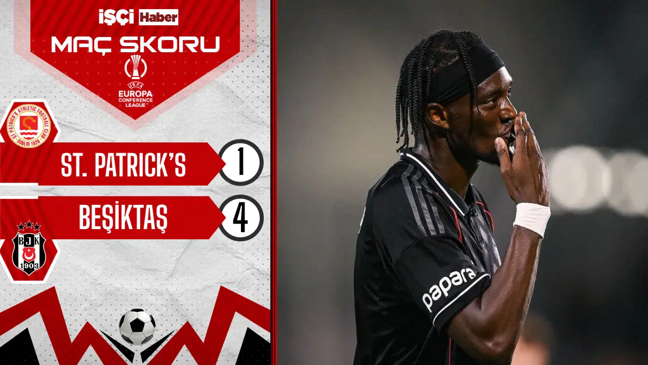 Beşiktaş, St. Patrick's deplasmanında rahat kazandı! Tammy Abraham yıldızlaştı