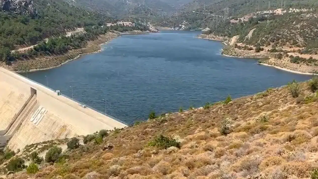 Karareis Barajı'nda su verme töreni: Çeşme'de su kesintileri son bulacak!