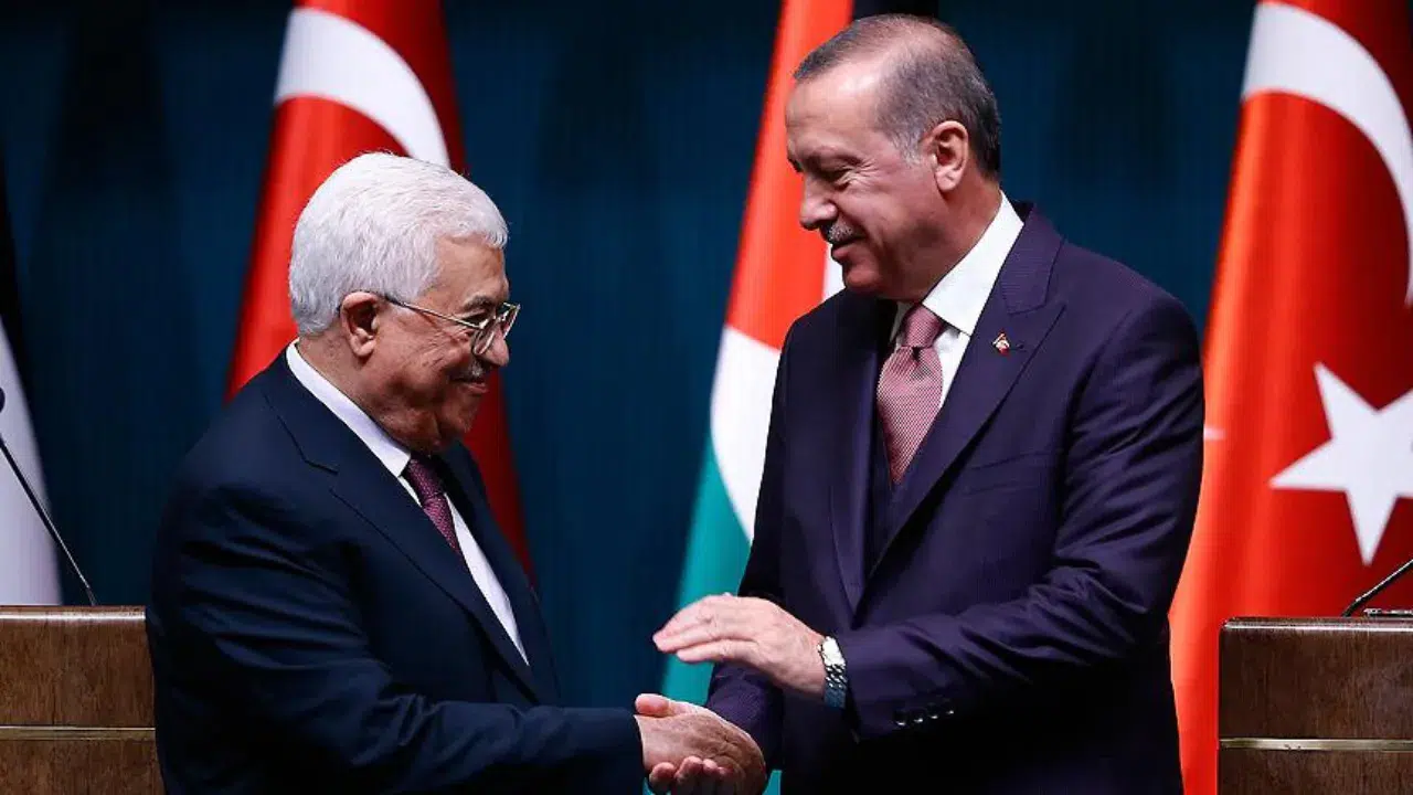 Cumhurbaşkanı Erdoğan, Filistin Devlet Başkanı ile görüştü