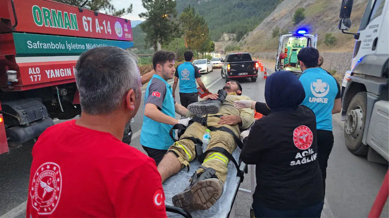 Karabük’te orman yangını kontrol altına alındı: 2 işçi yaralandı