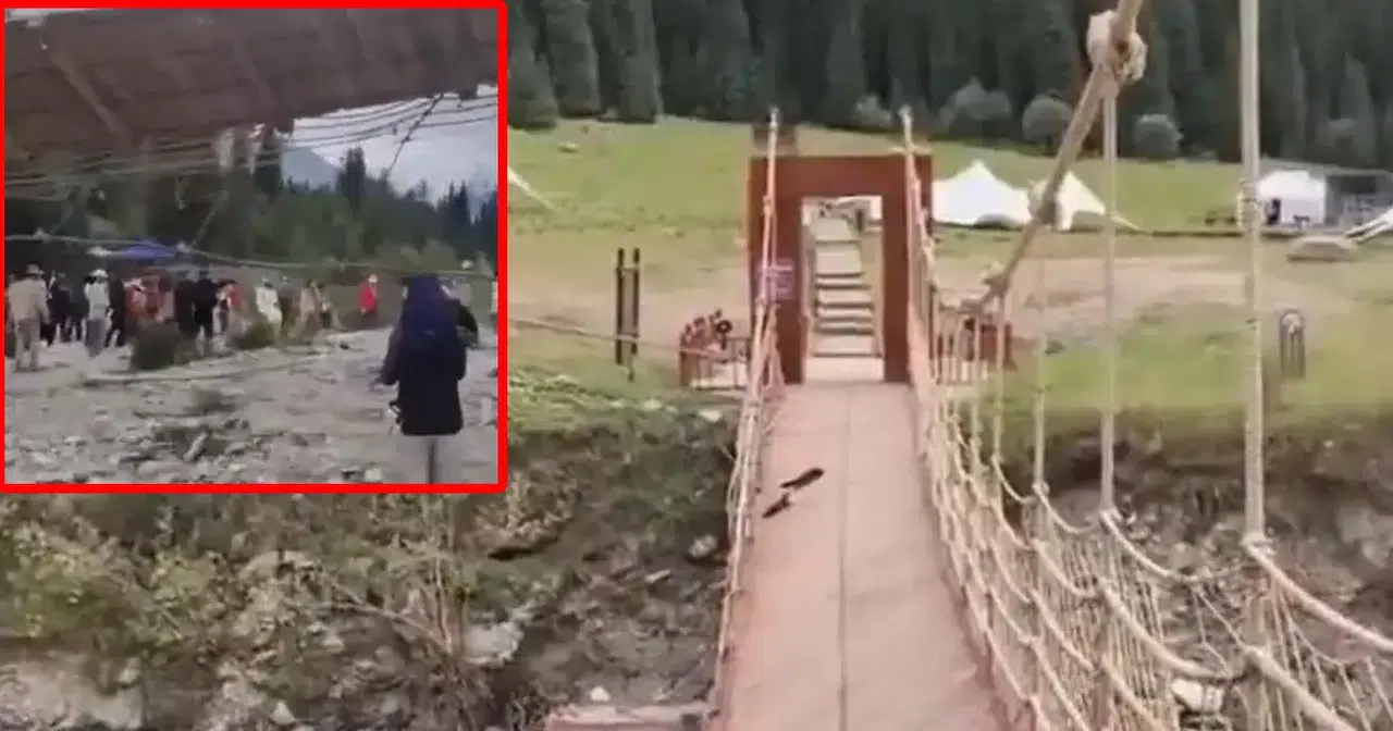 Sincan bölgesinde asma köprü faciası: 5 ölü, 24 yaralı