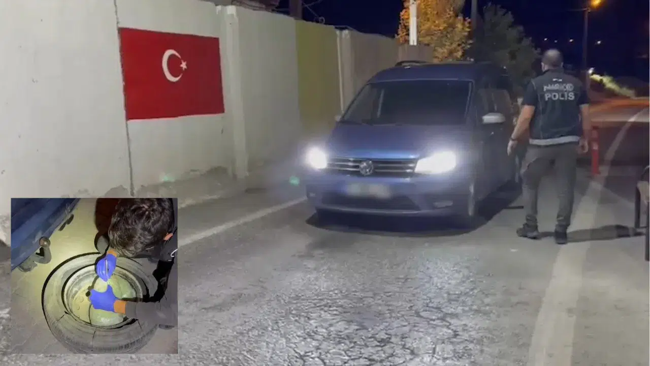 Bitlis'te araçtan 6 kilo 550 gram skunk çıktı : 2 şüpheli tutuklandı